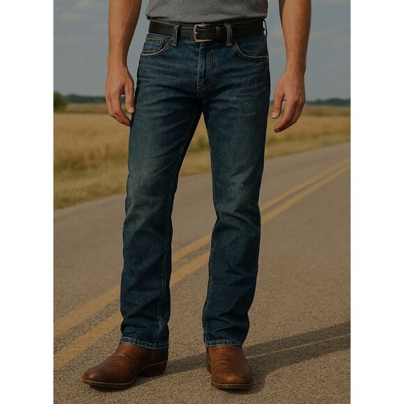 H&M Other - H & M - & ORIGINAL REGULAR WAIST STRAIGHT LEG Blue Jeans Size 34